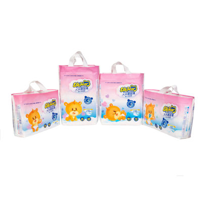 PP Velcro Bant Tek Kullanımlık Yeni Doğan Bebek Bezi 1100ml Emilim