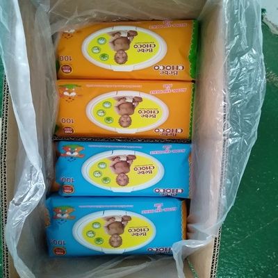 OEM ODM Beyaz Islak Bebek Mendilleri