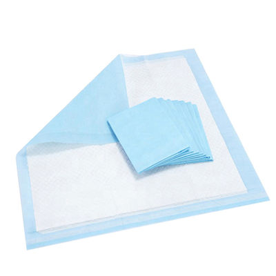 Dokuma Olmayan Kumaş Tek Kullanımlık Yatak Altlıkları 60X60mm Yumuşak Nefes Alabilir