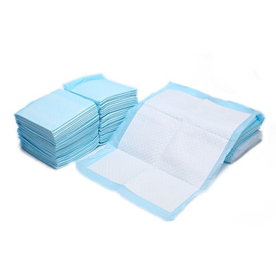 Kuru Yüzey Mavi Pet Underpads Dokuma Olmayan 60*150cm Tek Kullanımlık Köpek Pedleri