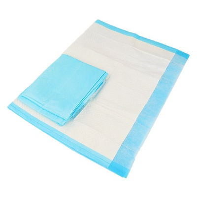 ISO Yumuşak Pamuklu 600ml Pet Underpads Nefes Alabilir Sızdırmaz PE Film