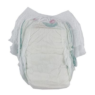 PE Film Arka Tabaka ile Nonwoven Üst Tabaka Baskılı Bebek Bebek Bezi