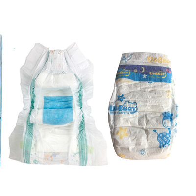 Sumitomo SAP Nonwoven Widen Hug Elastik Kemer Yumuşak Bebek Bezi