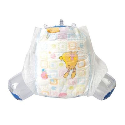 Nonwoven Üst Tabaka ile 3D Sızıntı Önleme Yeni Doğan Bebek Bantlı Bebek Bezi