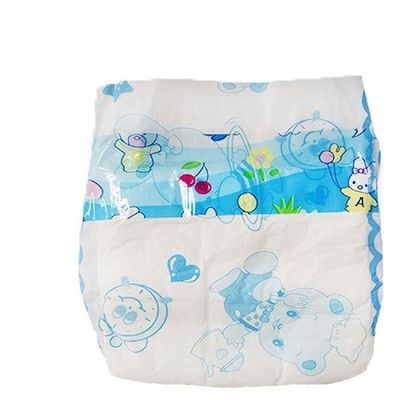 Nonwoven Üst Tabaka Kumaşlar Şekil Velcro Bant Kuru Bebek Bezi