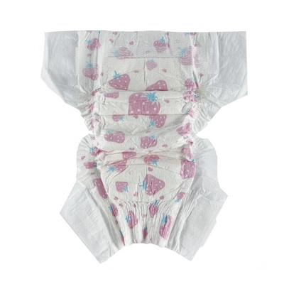 S / M / L / XL Ultra İnce Emici Çekirdekli Nefes Alabilir Yumuşak Bebek Bezi
