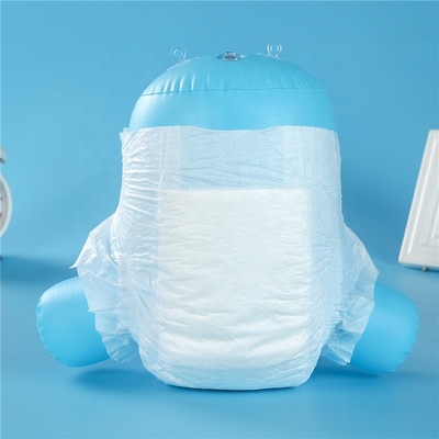 Baskılı Non Woven Topsheet Fluff Hamuru Tek Kullanımlık Bebek Bezi 3D Sızıntı Koruması